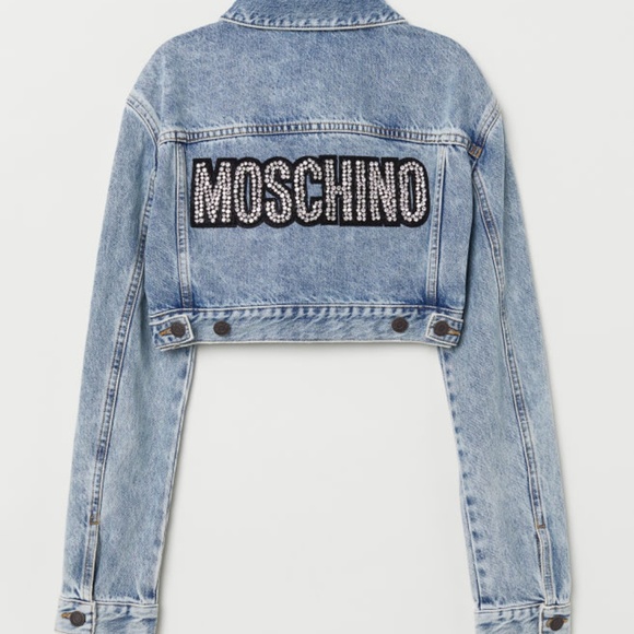 Moschino H&M Short Rhinestone Jacket Size M - Picture 1 of 5